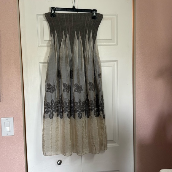 Lapis Strapless dress  one size - Picture 1 of 7